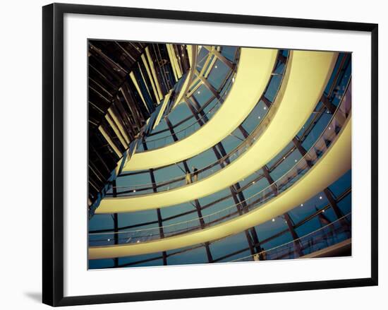 Germany, Berlin, Dome of the Parliament Building (The Reichstag)-Michele Falzone-Framed Photographic Print