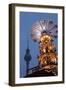 Germany, Berlin, Dusk, Alexanderplatz, Christmas Market, Pyramid, Television Tower-Catharina Lux-Framed Photographic Print