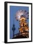 Germany, Berlin, Dusk, Alexanderplatz, Christmas Market, Pyramid, Television Tower-Catharina Lux-Framed Photographic Print