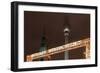 Germany, Berlin, Dusk, Alexanderplatz, Christmas Market-Catharina Lux-Framed Photographic Print