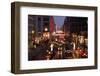 Germany, Berlin, Friedrichstrasse, Night, Festive Lighting-Catharina Lux-Framed Photographic Print