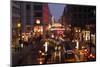 Germany, Berlin, Friedrichstrasse, Night, Festive Lighting-Catharina Lux-Mounted Photographic Print