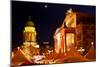 Germany, Berlin, Gendarmenmarkt, Christmas Market, Lighting, Night-Catharina Lux-Mounted Photographic Print