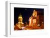 Germany, Berlin, Gendarmenmarkt, Christmas Market, Lighting, Night-Catharina Lux-Framed Photographic Print