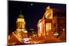 Germany, Berlin, Gendarmenmarkt, Christmas Market, Lighting, Night-Catharina Lux-Mounted Photographic Print