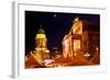 Germany, Berlin, Gendarmenmarkt, Christmas Market, Lighting, Night-Catharina Lux-Framed Photographic Print