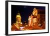 Germany, Berlin, Gendarmenmarkt, Christmas Market, Lighting, Night-Catharina Lux-Framed Photographic Print