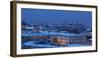 Germany, Berlin Mitte, Dusk, View at Museum Island-Catharina Lux-Framed Photographic Print