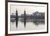 Germany, Berlin. Oberbaum Bridge Crossing River Spree-Jaynes Gallery-Framed Photographic Print