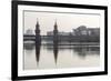 Germany, Berlin. Oberbaum Bridge Crossing River Spree-Jaynes Gallery-Framed Photographic Print