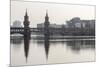 Germany, Berlin. Oberbaum Bridge Crossing River Spree-Jaynes Gallery-Mounted Photographic Print