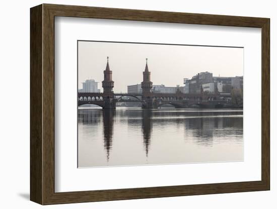 Germany, Berlin. Oberbaum Bridge Crossing River Spree-Jaynes Gallery-Framed Photographic Print