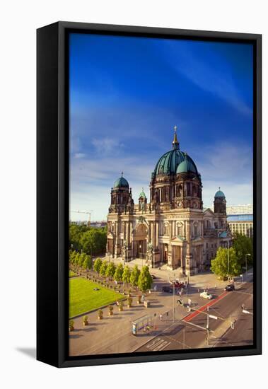 Germany, Berlin. Overview of the Cathedral.-Ken Scicluna-Framed Stretched Canvas