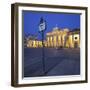 Germany, Berlin, Pariser Platz (Square), the Brandenburg Gate, Night-Rainer Mirau-Framed Photographic Print