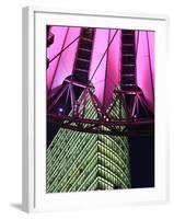 Germany, Berlin, Potsdamer Platz, Sony Center, Detail of Glass-Tent Roof-Michele Falzone-Framed Photographic Print