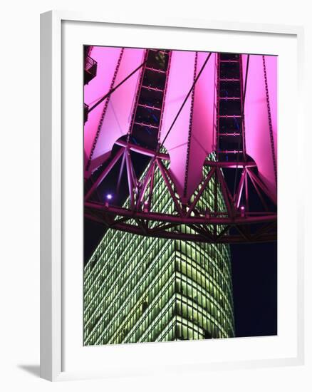 Germany, Berlin, Potsdamer Platz, Sony Center, Detail of Glass-Tent Roof-Michele Falzone-Framed Photographic Print