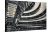 Germany, Berlin, Reichstag, Dome Interior, Evening-Walter Bibikow-Stretched Canvas