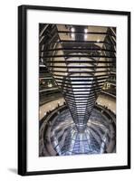 Germany, Berlin, Reichstag, Dome Interior, Evening-Walter Bibikow-Framed Photographic Print