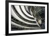 Germany, Berlin, Reichstag, Dome Interior, Evening-Walter Bibikow-Framed Photographic Print