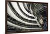 Germany, Berlin, Reichstag, Dome Interior, Evening-Walter Bibikow-Framed Photographic Print