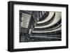 Germany, Berlin, Reichstag, Dome Interior, Evening-Walter Bibikow-Framed Photographic Print