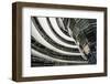 Germany, Berlin, Reichstag, Dome Interior, Evening-Walter Bibikow-Framed Photographic Print