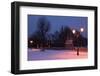 Germany, Berlin, Schšneberg, Snow, Morning Mood-Catharina Lux-Framed Photographic Print