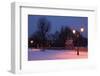 Germany, Berlin, Schšneberg, Snow, Morning Mood-Catharina Lux-Framed Photographic Print