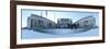 Germany, Berlin, Snow, German Chancellery, Panorama-Catharina Lux-Framed Photographic Print