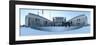 Germany, Berlin, Snow, German Chancellery, Panorama-Catharina Lux-Framed Photographic Print