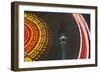 Germany, Berlin, Television Tower, Ferris Wheel, Night-Catharina Lux-Framed Photographic Print