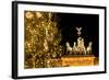 Germany, Berlin, the Brandenburg Gate, Christmas Tree, Night-Catharina Lux-Framed Photographic Print