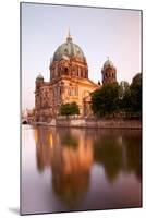 Germany, Berlin. the Cathedral Reflected in the Waters of Spree River.-Ken Scicluna-Mounted Photographic Print