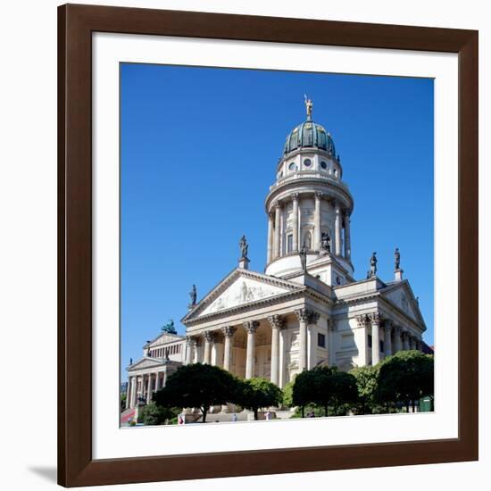 Germany, Berlin. the Deutscher Dom.-Ken Scicluna-Framed Photographic Print