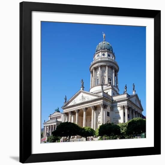 Germany, Berlin. the Deutscher Dom.-Ken Scicluna-Framed Photographic Print