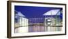 Germany, Berlin. the Marie Elisabeth Luders Haus and the Paul Lobe Haus over the River Spree-Ken Scicluna-Framed Photographic Print