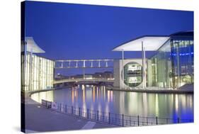 Germany, Berlin. the Marie Elisabeth Luders Haus and the Paul Lobe Haus over the River Spree-Ken Scicluna-Stretched Canvas