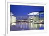 Germany, Berlin. the Marie Elisabeth Luders Haus and the Paul Lobe Haus over the River Spree-Ken Scicluna-Framed Photographic Print