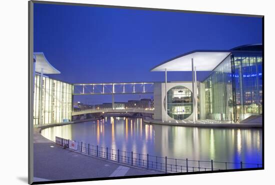 Germany, Berlin. the Marie Elisabeth Luders Haus and the Paul Lobe Haus over the River Spree-Ken Scicluna-Mounted Photographic Print