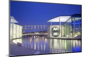 Germany, Berlin. the Marie Elisabeth Luders Haus and the Paul Lobe Haus over the River Spree-Ken Scicluna-Mounted Photographic Print