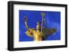 Germany, Berlin. Victory Column (Siegessaule) monument at Tiergarten sits the statue of the angel V-Miva Stock-Framed Photographic Print