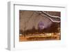 Germany, Berlin, View on Berlin Cathedral, Night, Snow-Catharina Lux-Framed Photographic Print