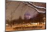 Germany, Berlin, View on Berlin Cathedral, Night, Snow-Catharina Lux-Mounted Photographic Print