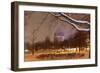 Germany, Berlin, View on Berlin Cathedral, Night, Snow-Catharina Lux-Framed Photographic Print