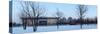 Germany, Berlin, Winter, Reichstag, Paul Lšbe Haus, Panorama-Catharina Lux-Stretched Canvas