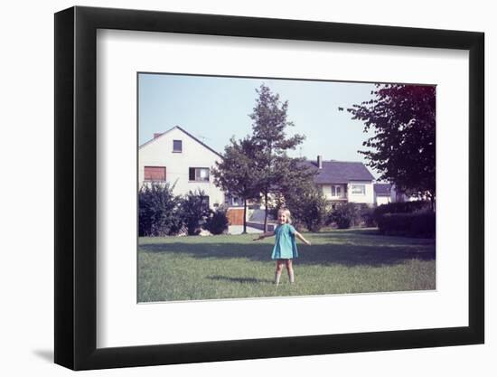 Germany - Bielefeld - 1960's Girl Portrait-Richard Baker-Framed Photographic Print