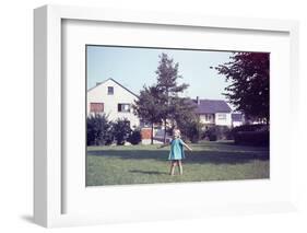 Germany - Bielefeld - 1960's Girl Portrait-Richard Baker-Framed Photographic Print