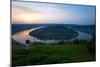 Germany, Boppard, Rhine Loop, Daybreak-Chris Seba-Mounted Photographic Print