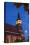 Germany, Brandenburg, Cottbus, Cathedral, Evening-Chris Seba-Stretched Canvas