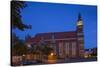 Germany, Brandenburg, Cottbus, Cathedral, Evening-Chris Seba-Stretched Canvas